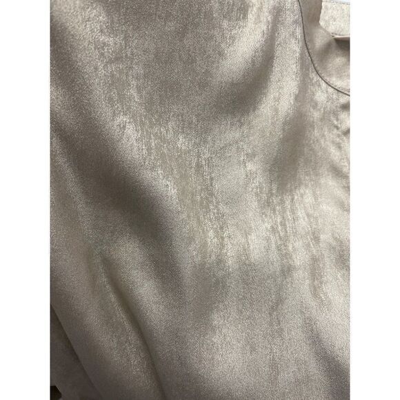 Soft Surrounding Gigi Gold Split Neck Hi-Low Long Sleeve Shirt Size L - Picture 9 of 11